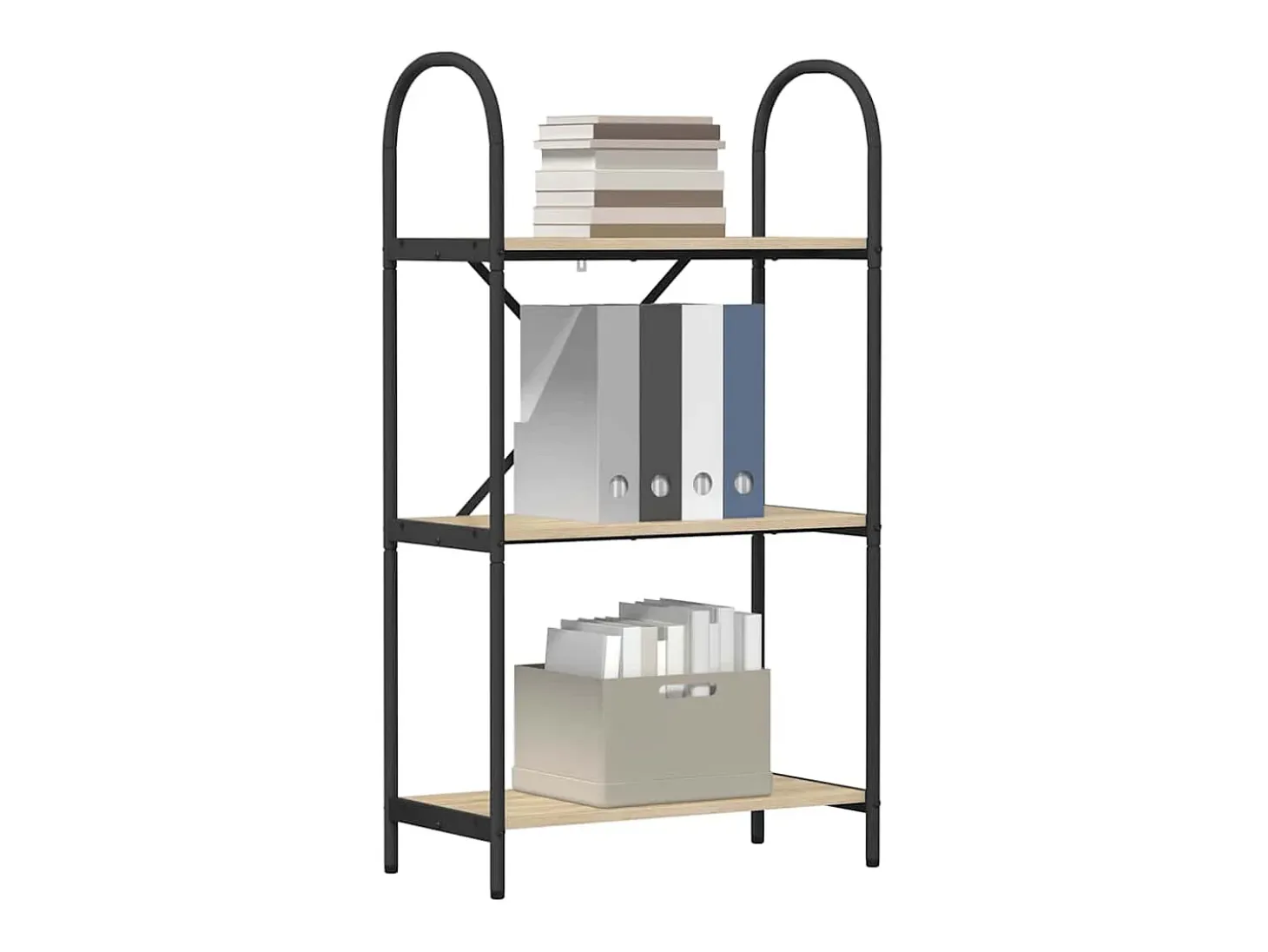 Estante de libros Roble Sonoma 60 x 30 x 109 cm