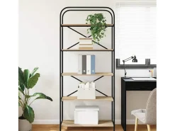 Estante de libros Roble Sonoma 80 x 30 x 183 cm