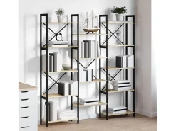 Estante de libros Roble Sonoma 156 x 25 x 167.5 cm