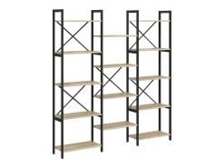 Estante de libros Roble Sonoma 156 x 25 x 167.5 cm