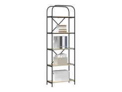 Estante de libros Roble Sonoma 60 x 30 x 183 cm