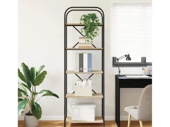 Estante de libros Roble Sonoma 60 x 30 x 183 cm