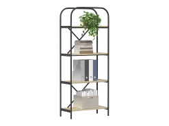 Estante de libros Roble Sonoma 60 x 30 x 146 cm