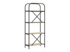 Estante de libros Roble Sonoma 60 x 30 x 146 cm