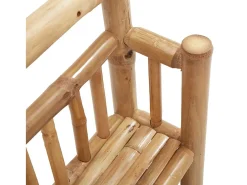 Estante de pared con balda marrón 40 x 13 x 44 cm Bambú