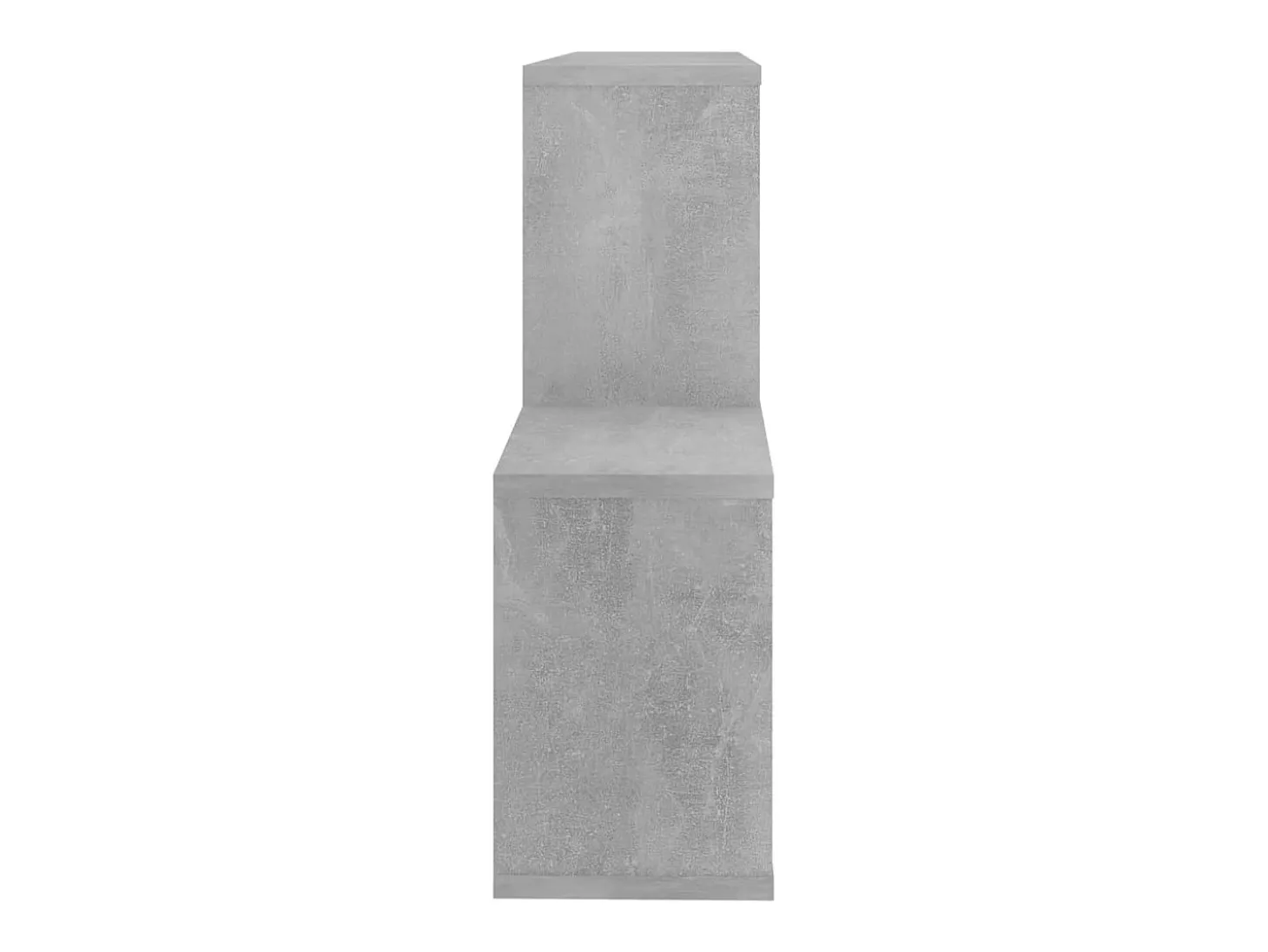 Estante de pared de hormigón gris 100x18x53 cm Madera de ingeniería