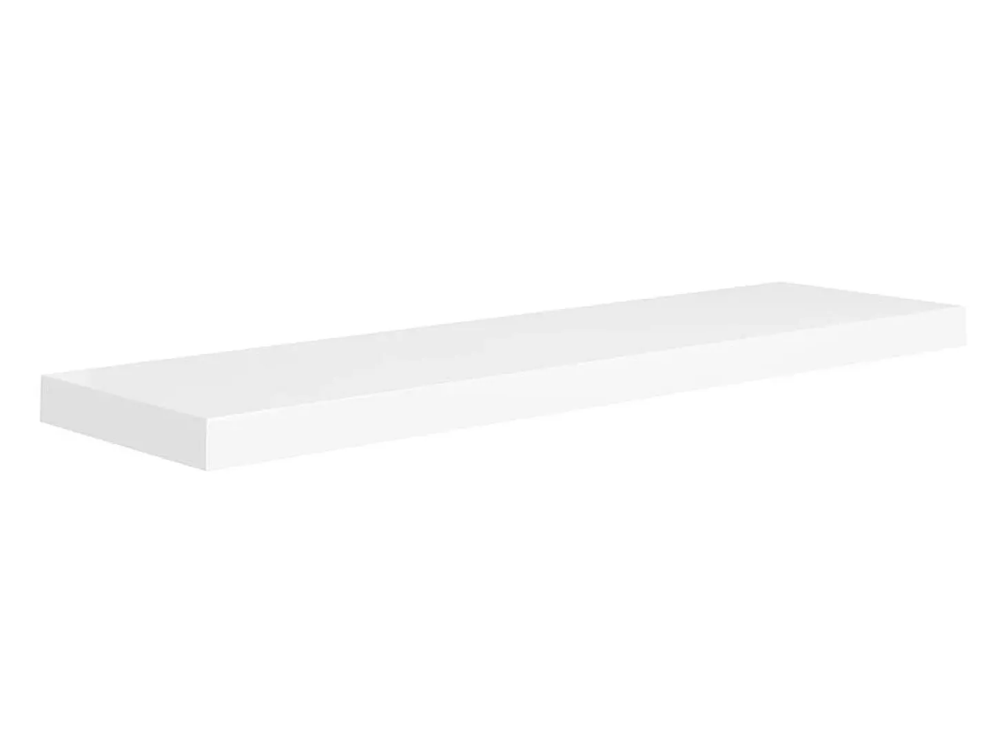 Estante de pared de pared MDF blanco 90x23,5x3,8 cm ES58991