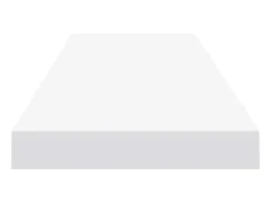 Estante de pared de pared MDF blanco 90x23,5x3,8 cm ES58991