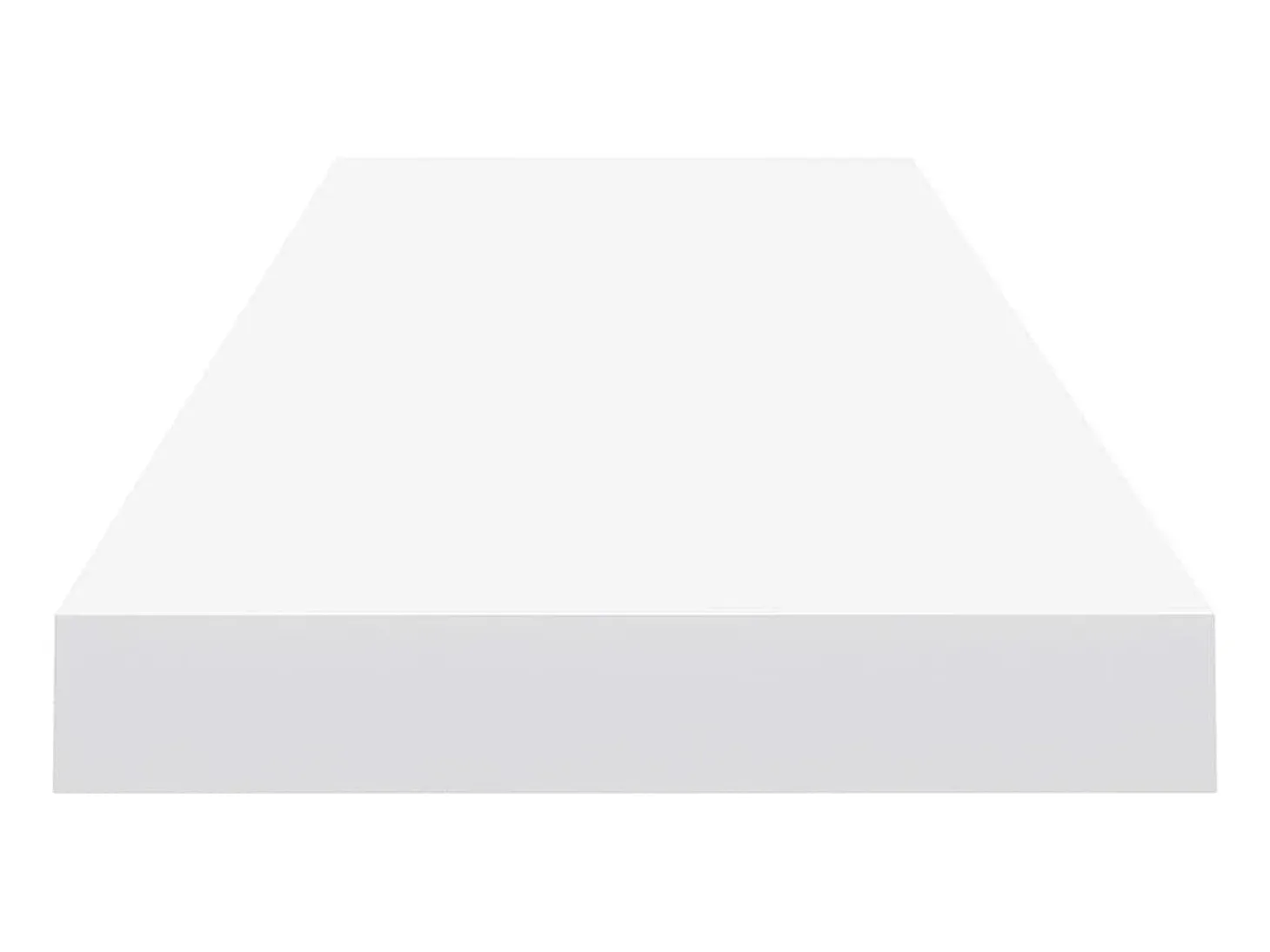 Estante de pared de pared MDF blanco 90x23,5x3,8 cm ES58991