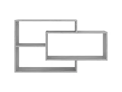 Estante de pared madera ingeniería gris Sonoma 104x20x58,5 cm ES57927