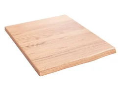 Estante de pared marrón claro 40x50x2 cm madera maciza de roble tratado