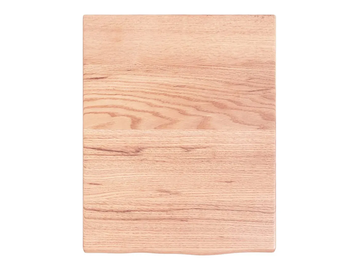 Estante de pared marrón claro 40x50x2 cm madera maciza de roble tratado