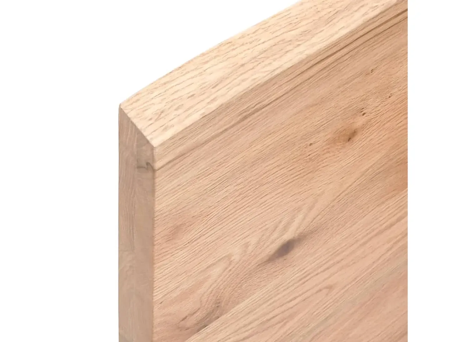 Estante de pared marrón claro 60x20x4 cm madera maciza de roble tratado