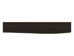 Estante de pared marrón oscuro 60x10x2 cm madera maciza de roble tratado