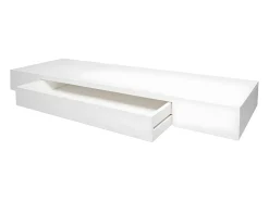 Estante de pared MCW-H37 Cajón, blanco