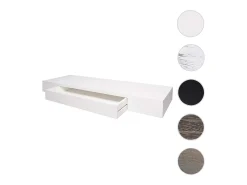 Estante de pared MCW-H37 Cajón, blanco