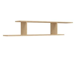 Estante de pared para TV contrachapado roble Sonoma 125x18x23cm ES84273