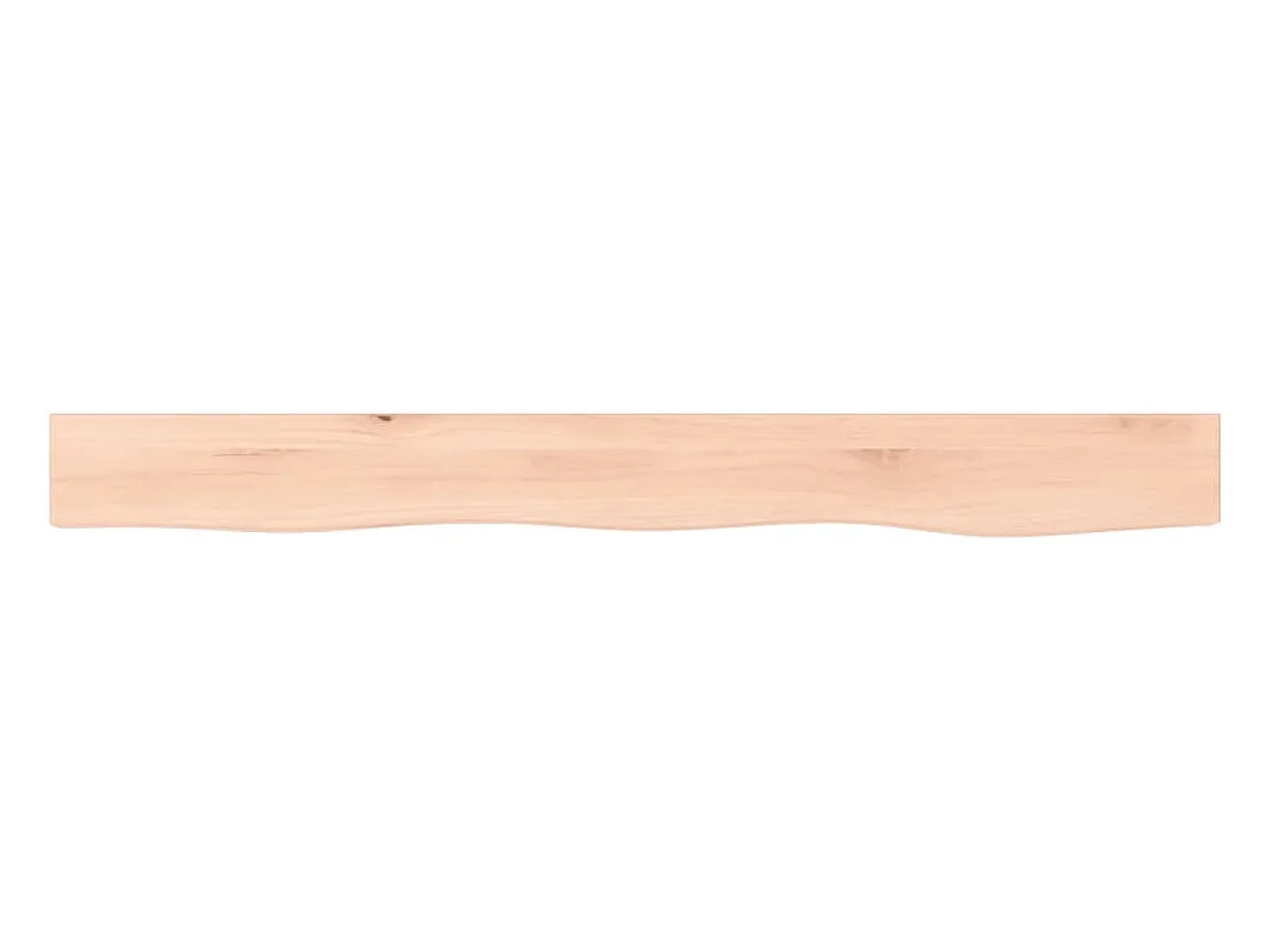 Estante de pared 100x10x6 cm madera maciza de roble sin tratar
