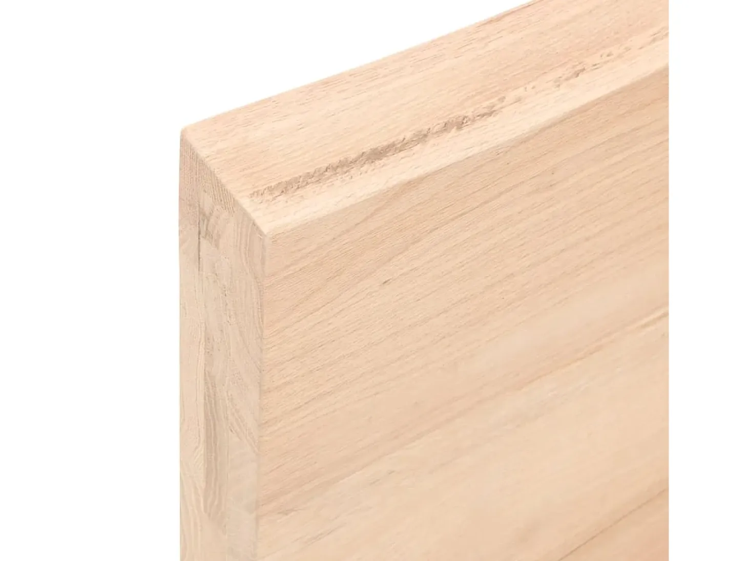 Estante de pared 100x10x6 cm madera maciza de roble sin tratar