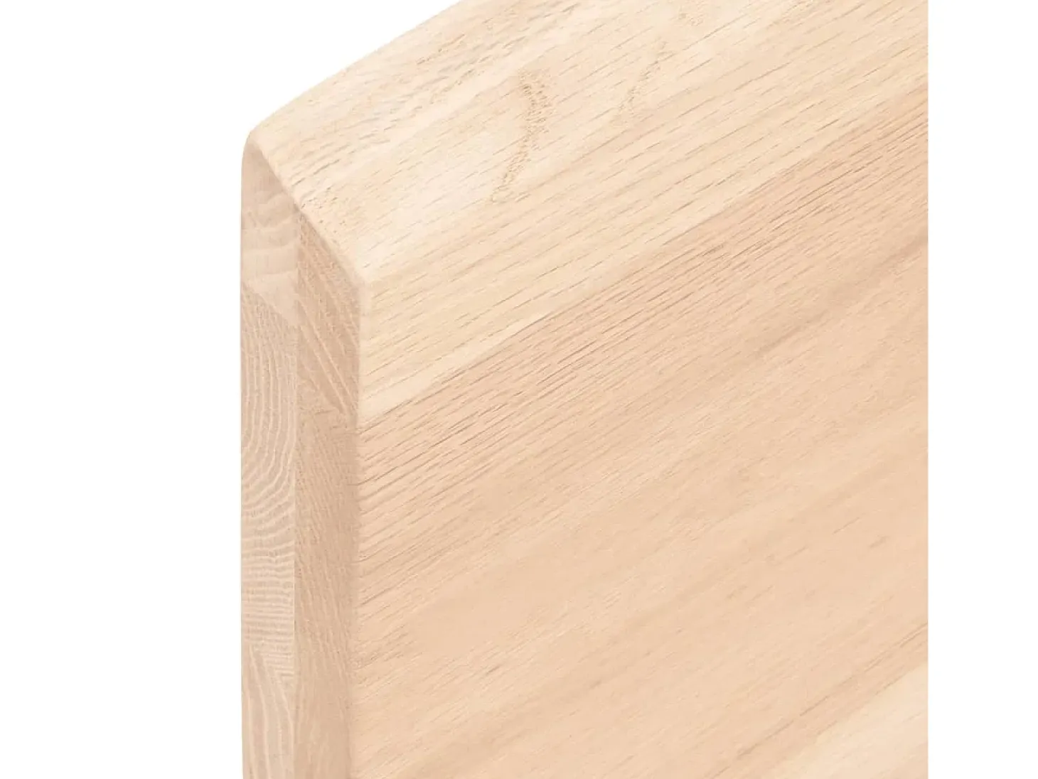 Estante de pared 80x20x4 cm madera maciza de roble sin tratar