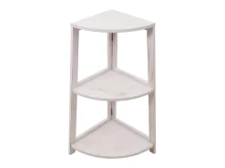Estante esquinero MCW-K44, blanco shabby