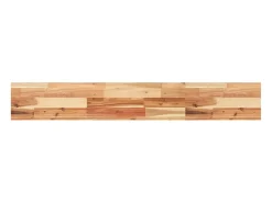 Estante flotante 4 uds madera acacia acabado aceite 120x20x4cm