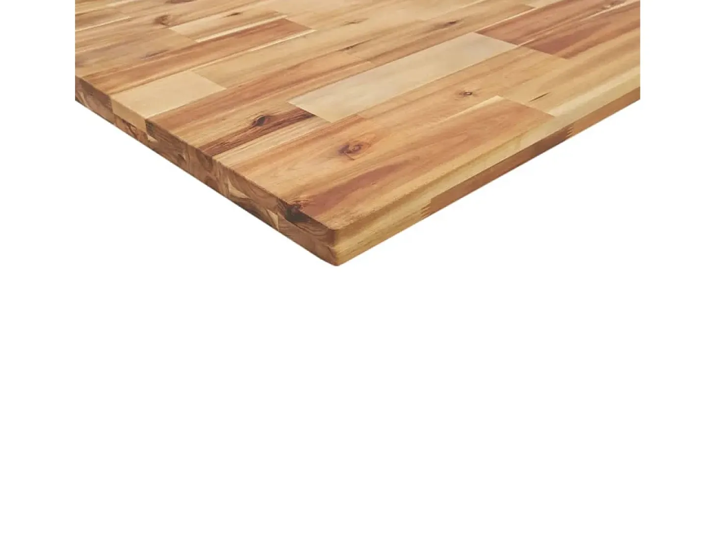 Estante flotante madera acacia maciza acabado aceite 160x40x4cm