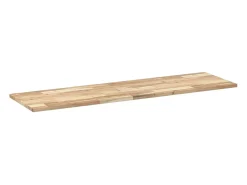 Estante flotante 140x40x2 cm madera maciza de acacia sin tratar
