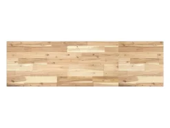 Estante flotante 140x40x2 cm madera maciza de acacia sin tratar
