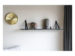 Estante Marea, Negro, 20x120x2 cm, Kendra Home