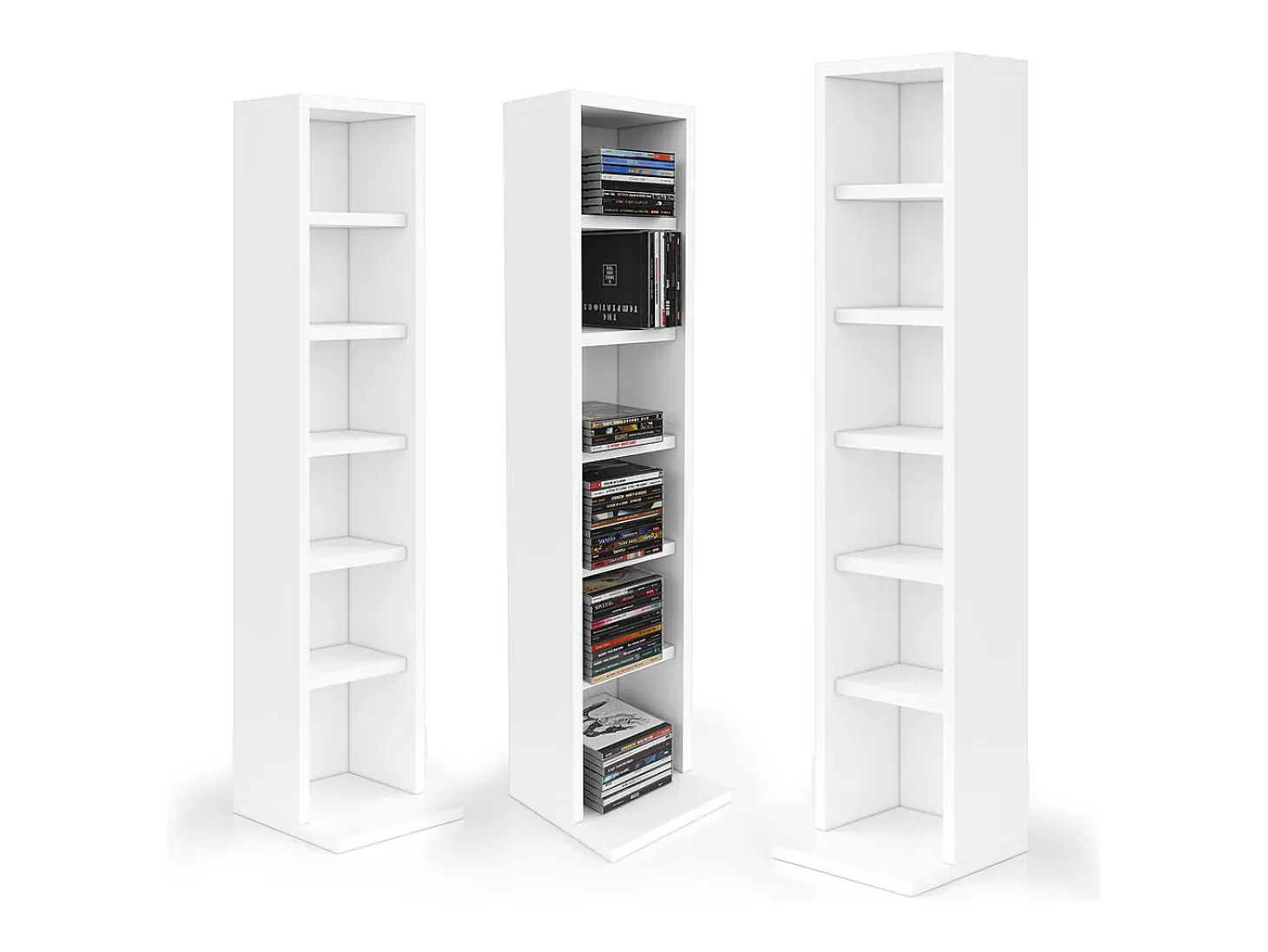 Estante para CDs blanco 21x20x91.8