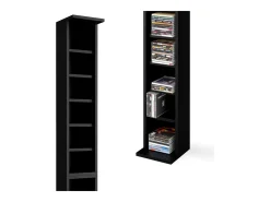 Estante para CDs negro 21x20x183.6