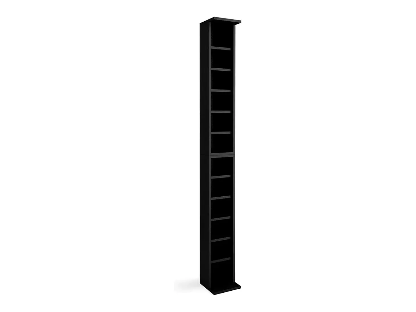 Estante para CDs negro 21x20x183.6