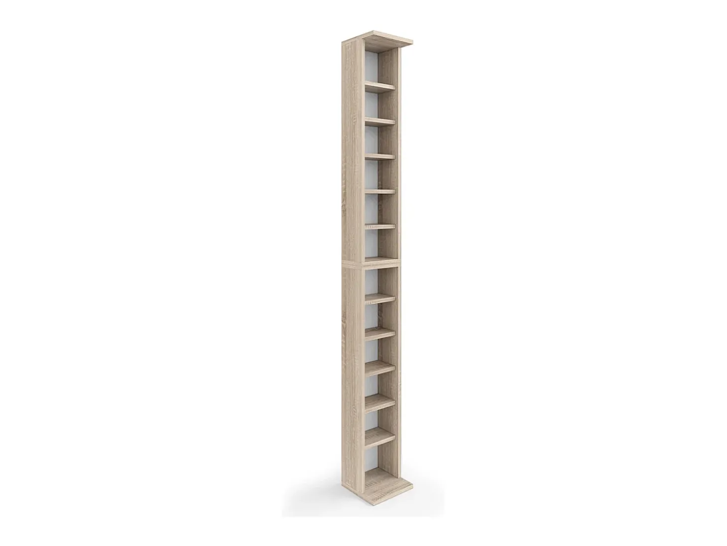Estante para CDs sonoma 21x20x183.6