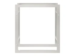 Estante para leña acero inoxidable 80x28x86 cm ES632405