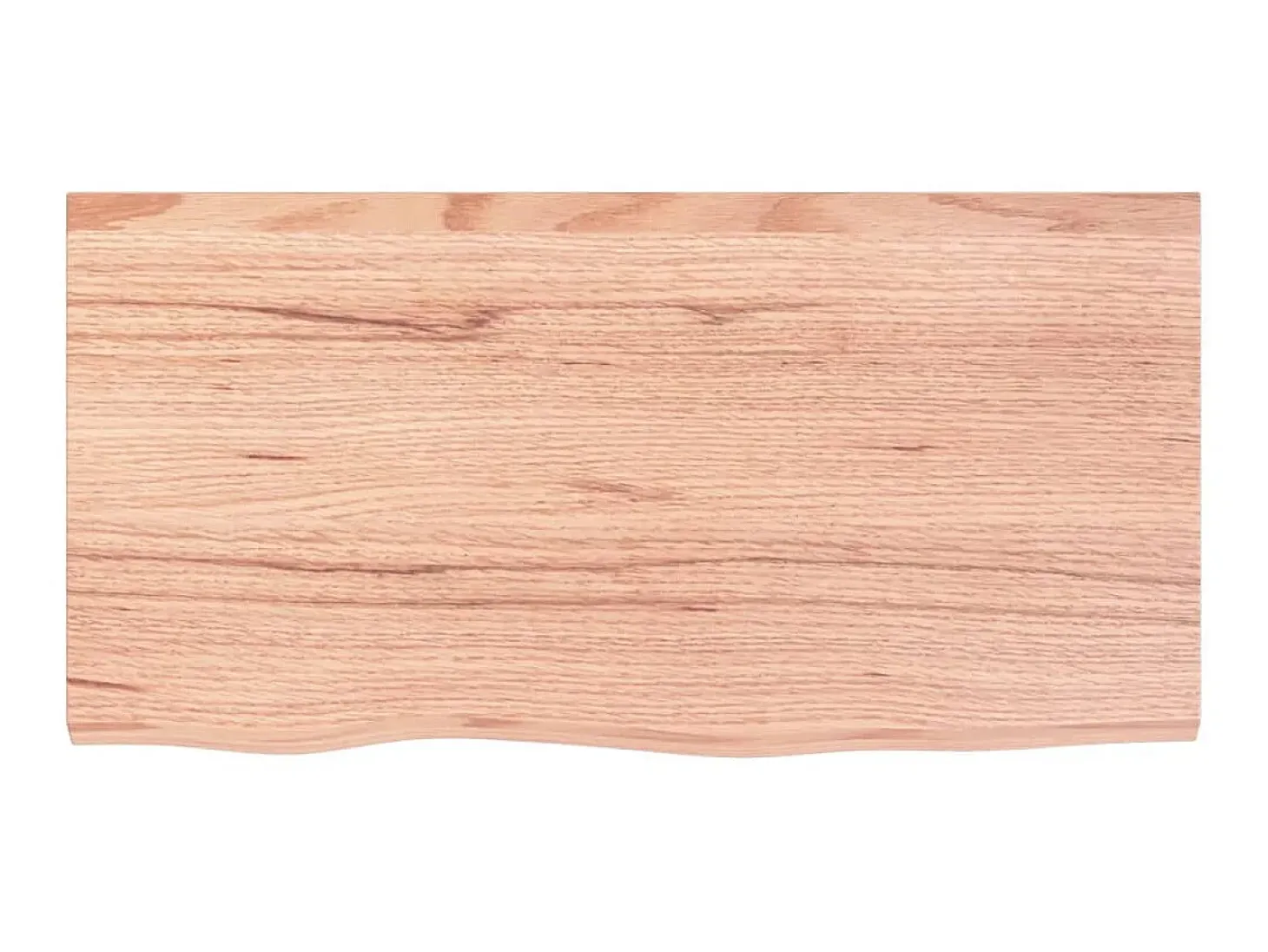 Estante pared madera roble tratada marrón claro 80x40x(2-6) cm ES15087