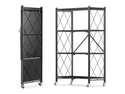 Estante plegable de 3-4 niveles para organizar el hogar, la cocina y la oficina - HomeMiYN