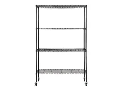 Estante SucceBuy Estante de Almacenamiento para Garaje, Soporte de Almacenamiento con 4 Niveles Ajustables, Carga de 318KG