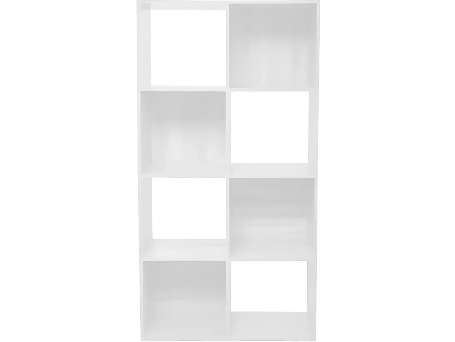 Estantería 5 Five 8 módulos mixtos blanco 134x67,5x32 cm
