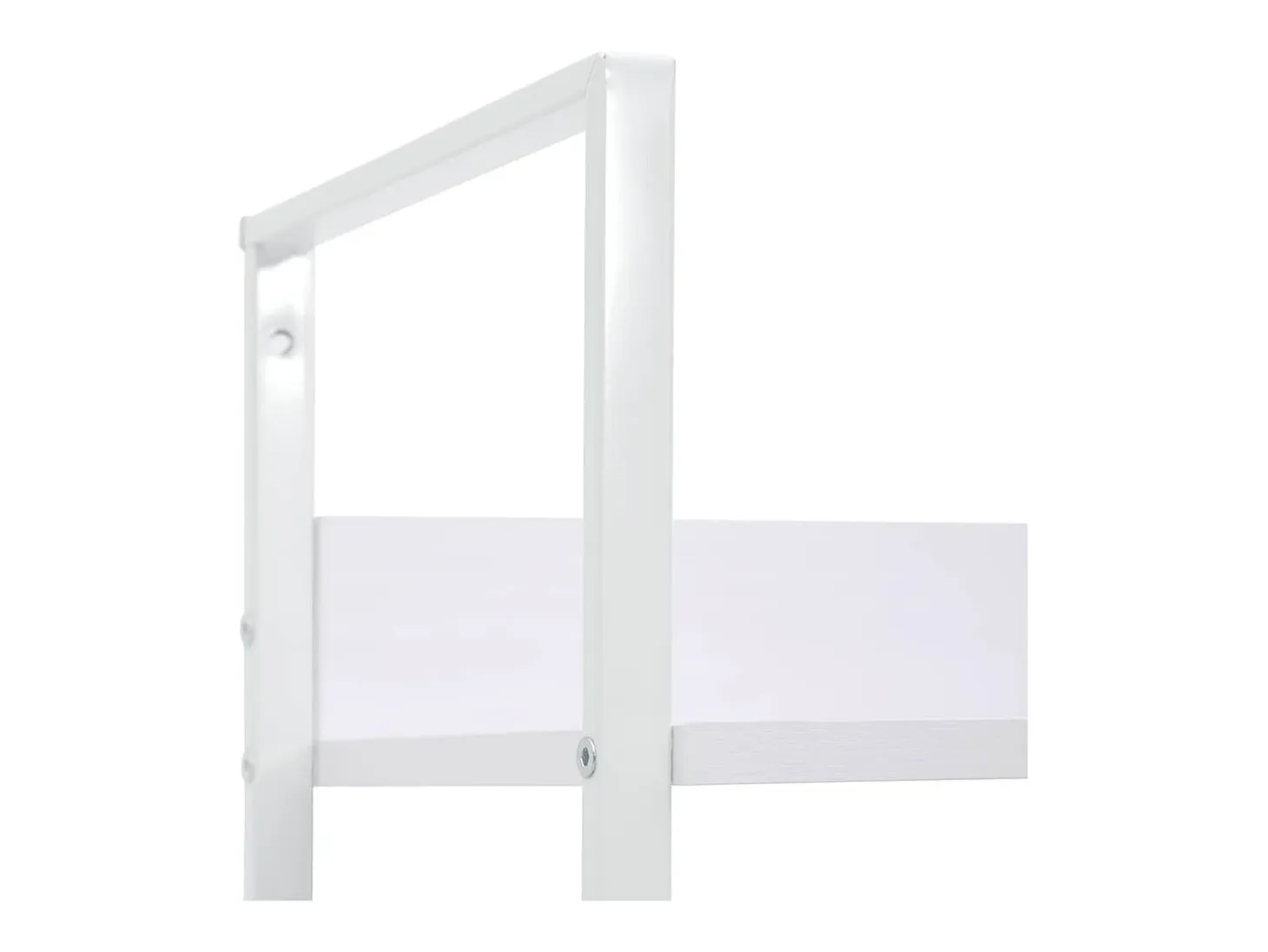 Estantería 4 niveles madera ingeniería blanco 60x27,6x124,5 cm