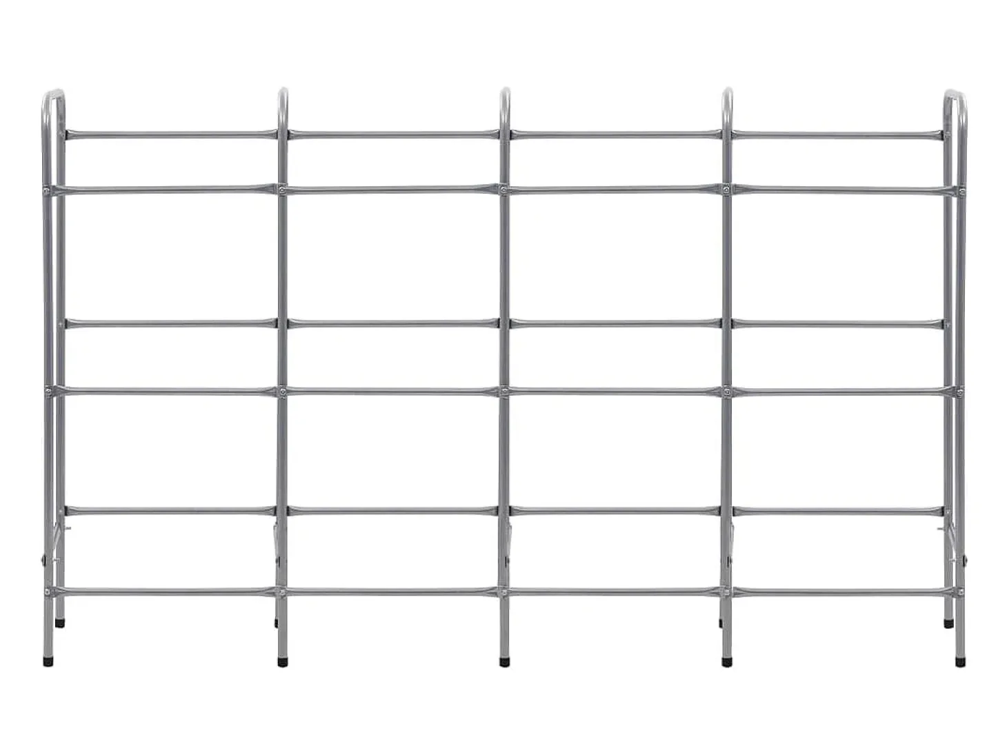 Estantería almacenaje para 12 cajas acero plateado 190x33x116cm ES521764