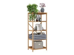 Estantería bambú 48.3x35.5x114 novaro