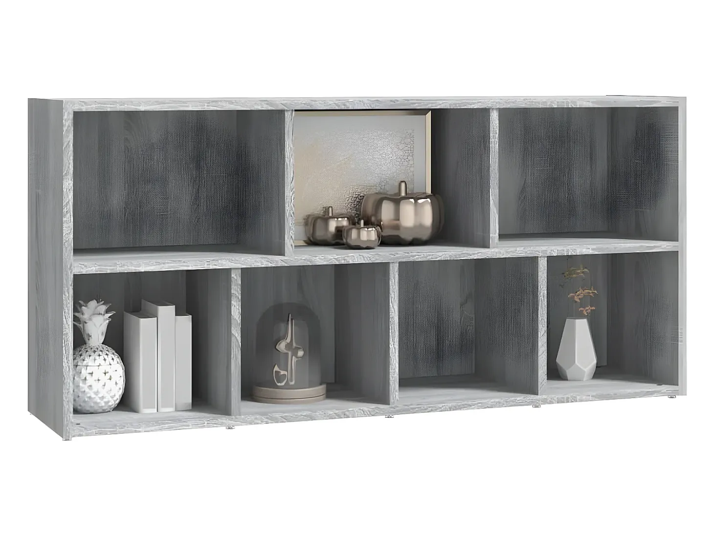 Estantería color gris Sonoma 50x25x106 cm