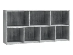 Estantería color gris Sonoma 50x25x106 cm