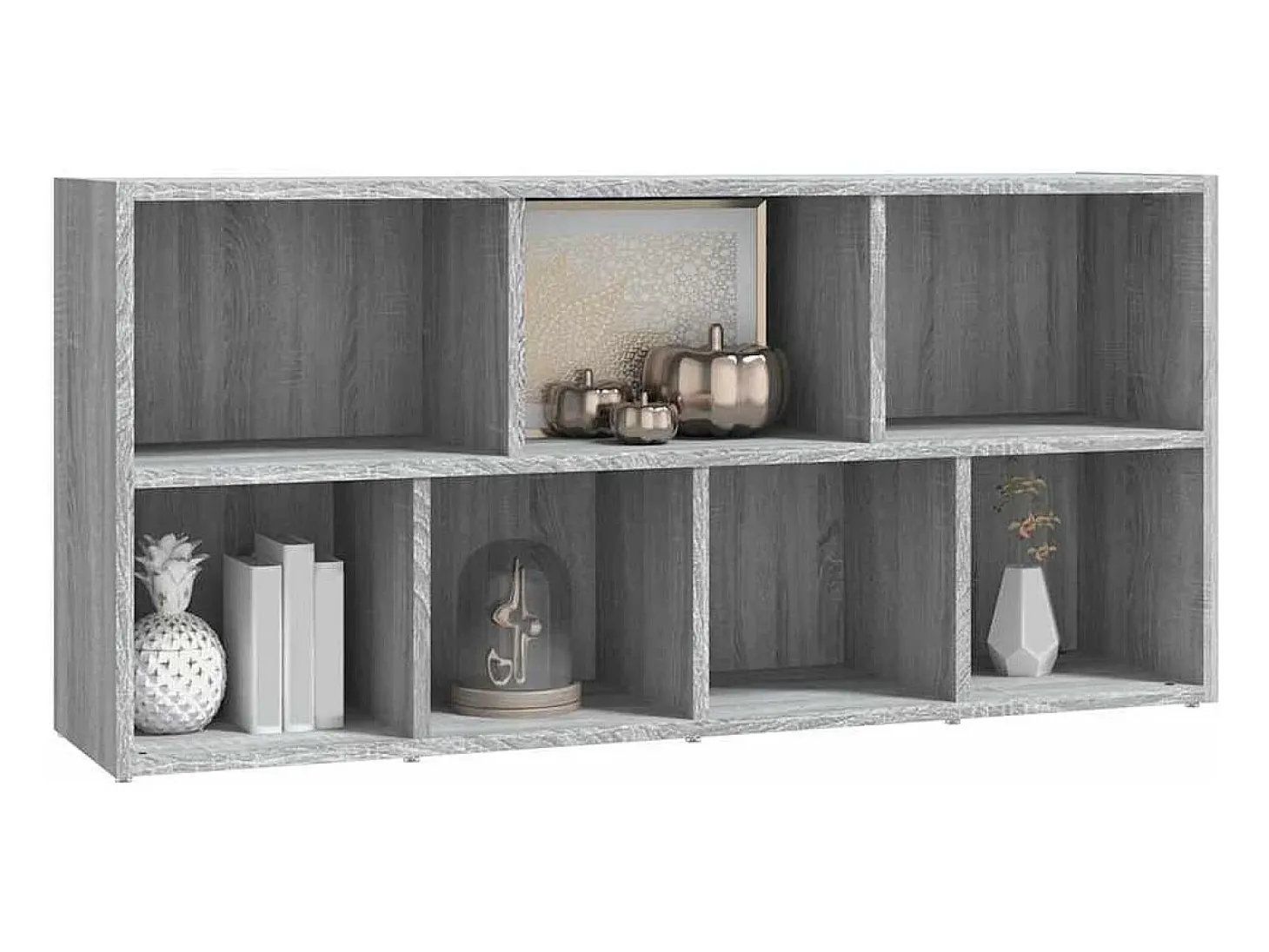 Estantería color gris Sonoma 50x25x106 cm