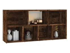 Estantería color roble ahumado 50x25x106 cm