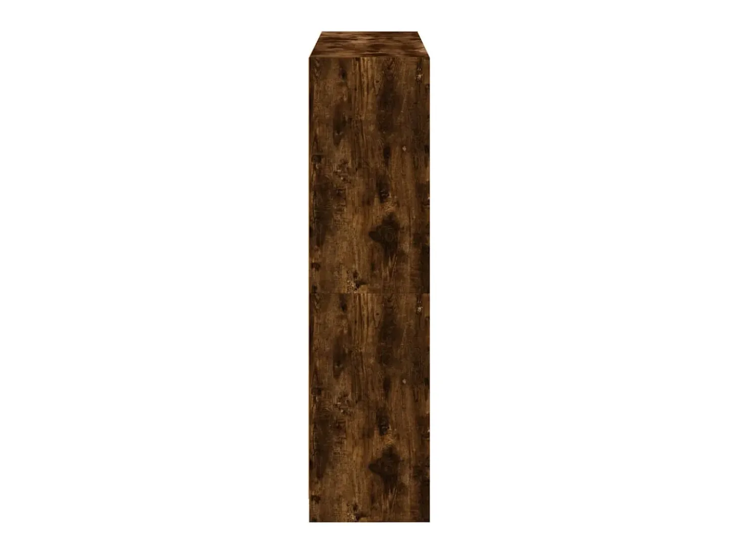 Estantería con puertas madera roble ahumado 136x37x142 cm