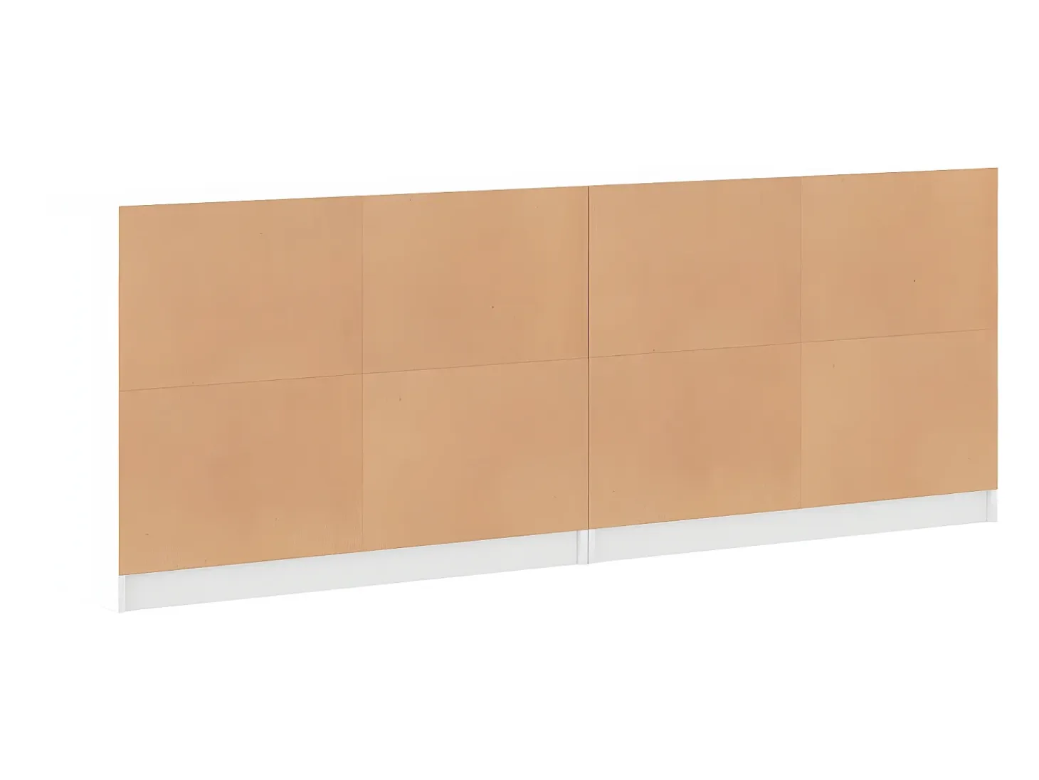 Estantería con puertas madera de ingeniería negro 204x37x75 cm