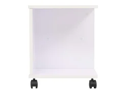Estantería con ruedas blanca 50x35x42 cm