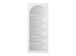 Estantería contemporánea con 6 estantes - Blanco - CYMORA